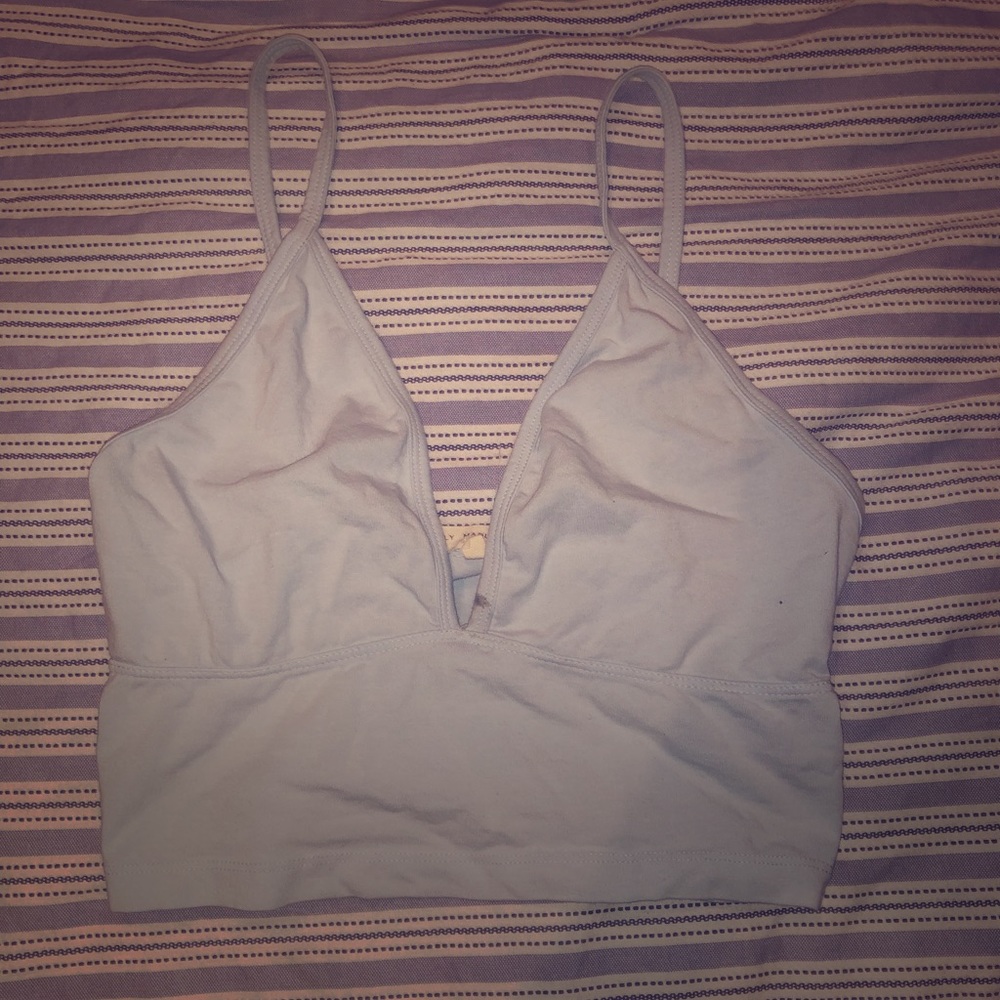 Urban Outfitters Baby Blue Crop Top